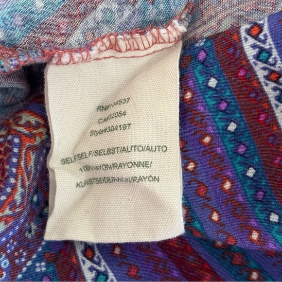 Anthropologie Tiny Dress Omina Kimono Geometric Print - Picture 8 of 10